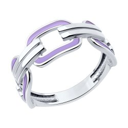 Кольцо из серебра с эмалью (Арт.94014054)