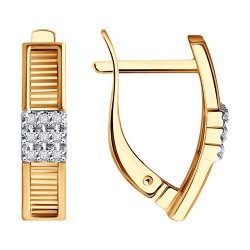 Серьги из золота с бриллиантами (Арт.51-220-01875-1)