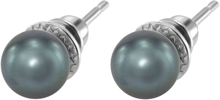 Серьги из серебра с жемчугом (Арт.aas-13-8-24-s)