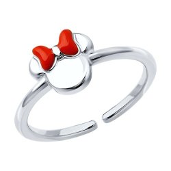 Кольцо из серебра с эмалью (Арт.94013716)