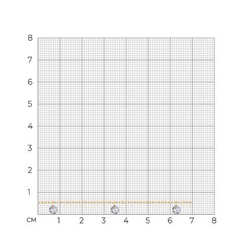 Браслет из золота с фианитами (Арт.051154)