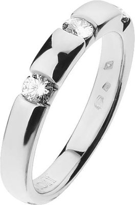 Кольцо из белого золота с бриллиантом (Арт.d31dog03)