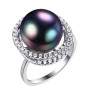 Кольцо серебряное с жемчугом и фианитами «Nautilus Aura» Fresh Jewelry (арт.PI-R00785-X-W-PNB-X-W)