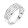 Кольцо с фианитами «Spark Shine» серебро 925 Fresh Jewelry (арт.SL-R01639-X-W-X-X-W)