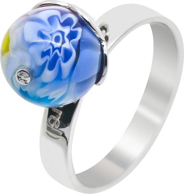 Кольцо из белого золота с стеклом (Арт.xx007gmu)