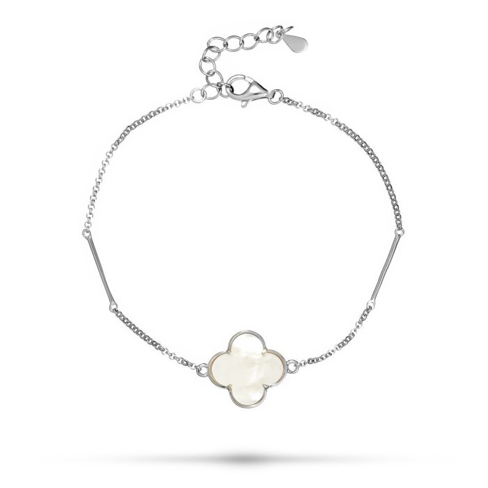 Браслет из серебра с жемчугом (Арт.tc-b01589-x-w-pn-x-x)