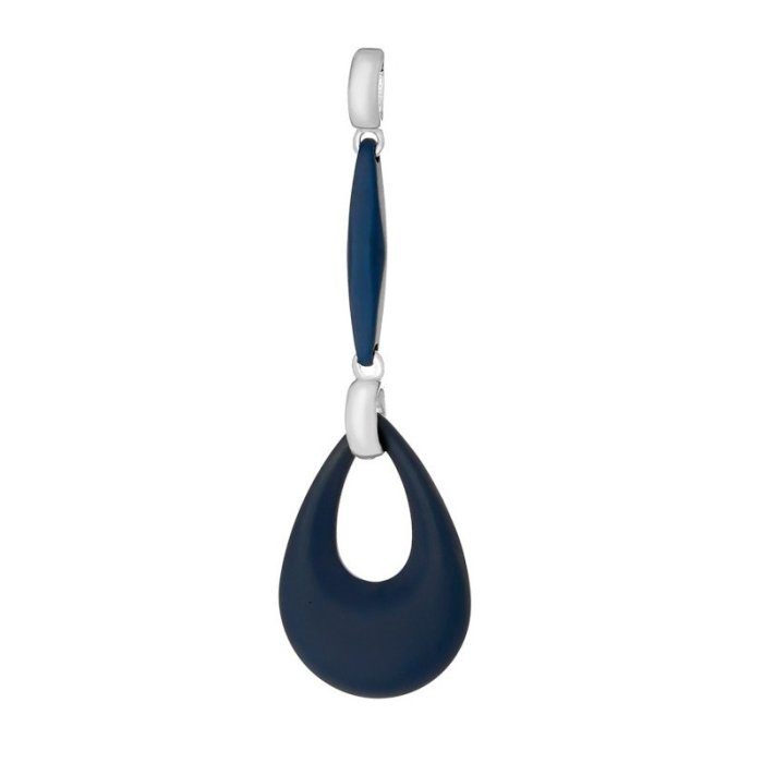 Кулон с керамикой «Ceramic Drop» серебро 925 Fresh Jewelry (арт.TM-P00097-Вl-W-X-X-X)