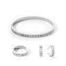 Coeur de lion кольцо crystal-silver 18 мм la_0131_40-1817_56