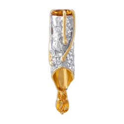 Серебряный кулон BEAVERS с цитрином 3128ct