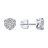 Серьги из белого золота с бриллиантами (Арт.9020043-35)