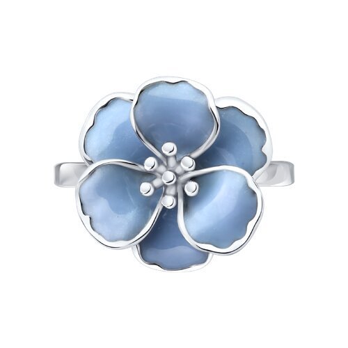 Кольцо из серебра с эмалью (Арт.94014645)