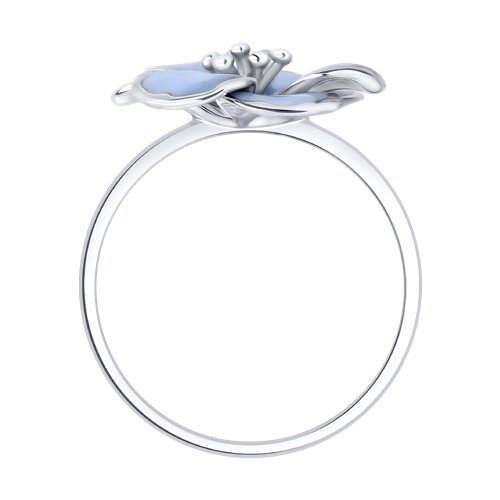 Кольцо из серебра с эмалью (Арт.94014645)