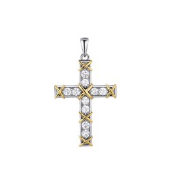 Кулон из серебра с фианитом (Арт.cz-p01272-x-wl-w-x-w)
