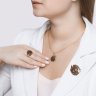 Подвеска из серебра с раухтопазами (Арт.92030456)