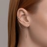 Серьга из золота с бриллиантами (Арт.1170018)
