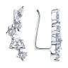 Серьги из серебра с фианитами (Арт.94026084)