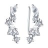 Серьги из серебра с фианитами (Арт.94026084)