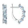 Серьги из серебра с топазами (Арт.94-320-00346-1)