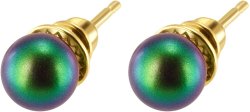 Серьги из серебра с жемчугом (Арт.aas-13-8-25-g)