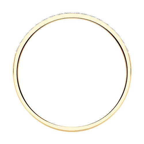 Кольцо из золота с фианитами (Арт.017151)