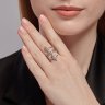 Кольцо из серебра с фианитами (Арт.94014070)