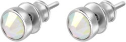Серьги из серебра с кристаллом swarovski (Арт.bds-5-ss20-1-s)