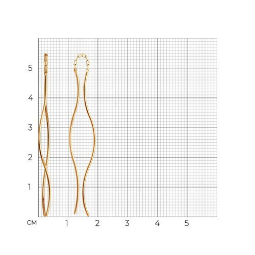 Серьги из золота (Арт.0200019)