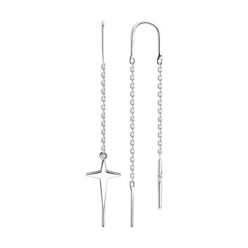 Серьги из серебра (Арт.94024813)