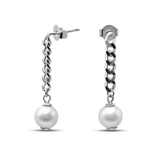 Серьги серебряные с жемчугом «Крылья Pearl Shine» MyJewels (арт.0221)
