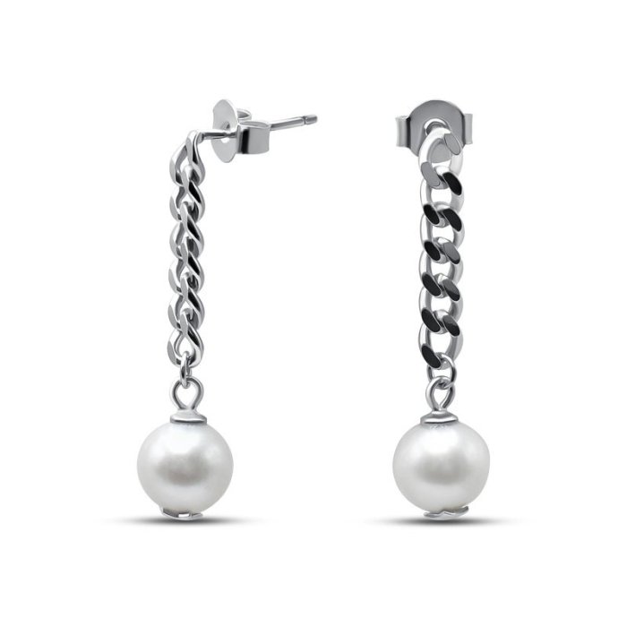 Серьги Серебряные крылья (Арт.0221113366a_zhemchugkult)