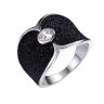 Кольцо из серебра с фианитом (Арт.gl-r145-1-x-w-w-x-b)
