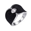 Кольцо серебряное с фианитом «Universe Night» Fresh Jewelry (арт.Gl-R145-1-X-W-W-X-B)
