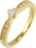 Кольцо серебряное с куб. цирконием «Bridal Shine» Breuning (арт.4105397)