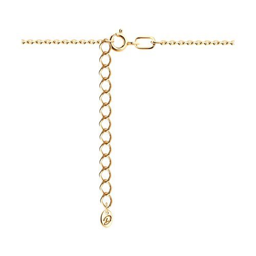 Колье из золочёного серебра с эмалью (Арт.93-170-02191-4)