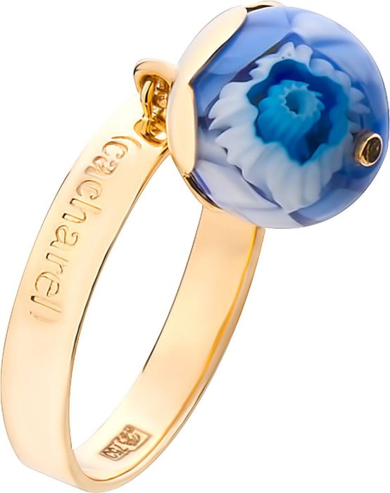 Кольцо из золота с стеклом (Арт.xx007jmu)