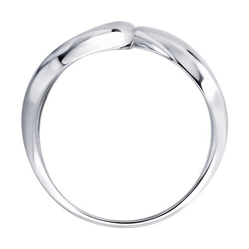 Кольцо из серебра с фигурным сердцем «Линия чувств» Соколов (арт.94-110-00208-1)