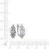 Серьги с бриллиантами «Северное сияние» из белого золота 585°, MyJewels (арт.E28342R_SR_WG)