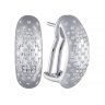 Серьги из белого золота с бриллиантом (Арт.e4706dwn_sr_001_wg)