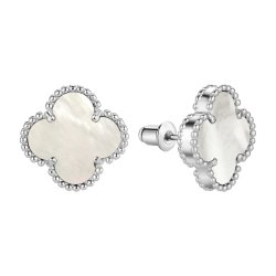 Серьги из серебра с жемчугом (Арт.tc-e01989-x-w-pn-x-x)