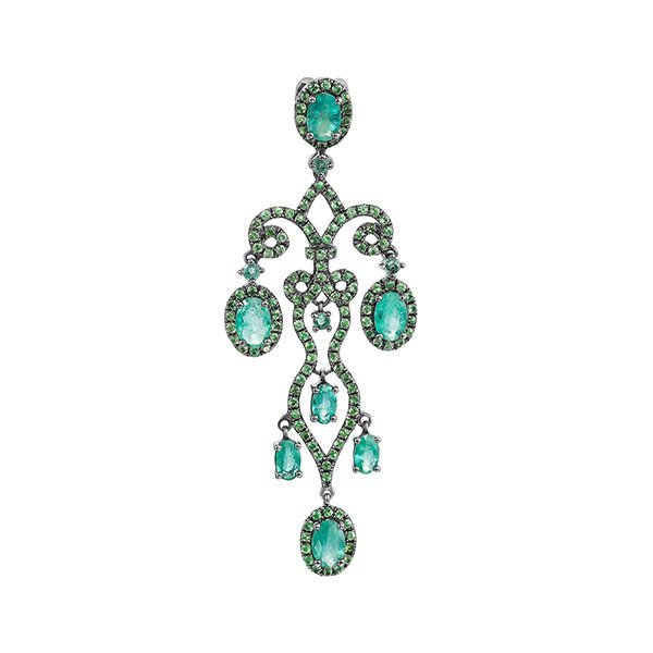 Кулон из золота с изумрудом (Арт.mp51750-ats-em_em_tv_blk)