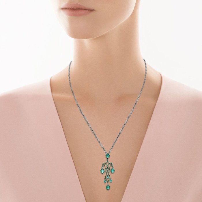 Кулон из золота с изумрудом (Арт.mp51750-ats-em_em_tv_blk)