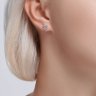 Серьги из белого золота с бриллиантами (Арт.1022177-3)