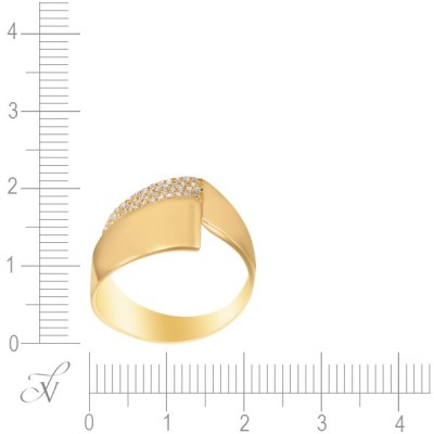 Кольцо с бриллиантами «Золотой Шик» JvG (арт.R33827)