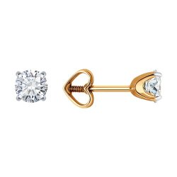 Серьги из золота с фианитами (Арт.51-122-02088-1)