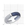 Кольцо из серебра с фианитами (Арт.94-110-01901-1)