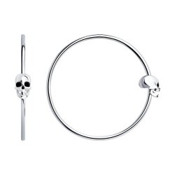 Серьги из серебра с эмалью (Арт.94024315)