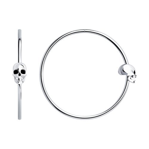 Серьги из серебра с эмалью (Арт.94024315)