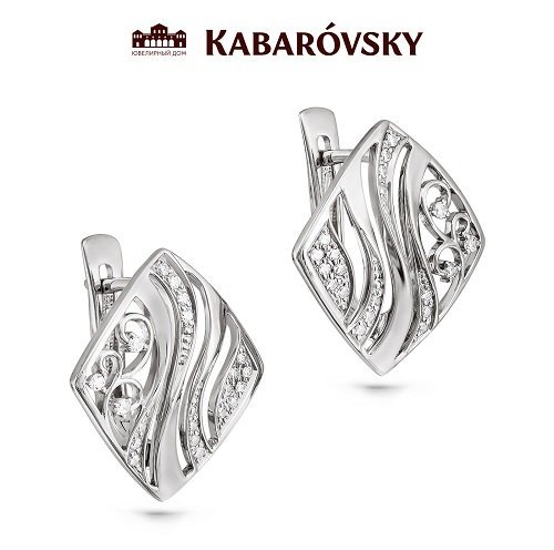 Серьги Кабаровский (Арт.12-072-7900)