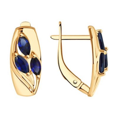 Серьги золотые пробы 375 (Арт.37728020)