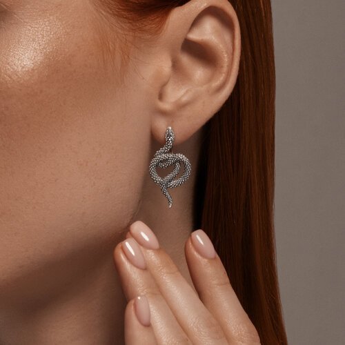 Серьги из серебра (Арт.95020117)